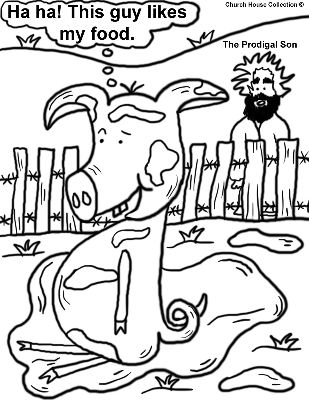 Church house collection blog prodigal son coloring sheet