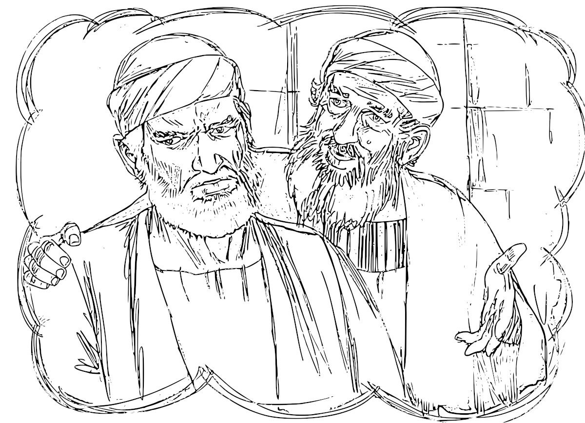 Parable of the prodigal son coloring pages