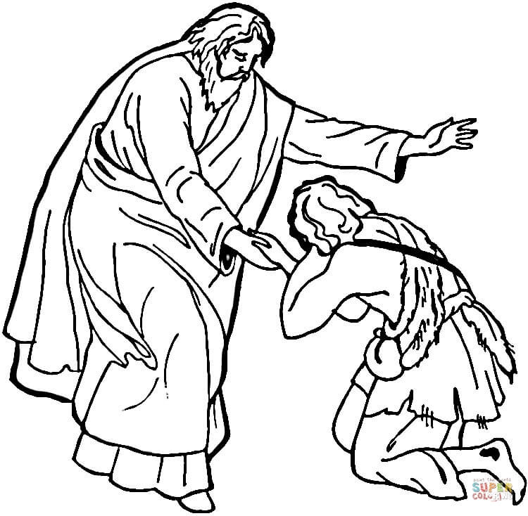 Prodigal son parable coloring page free printable coloring pages