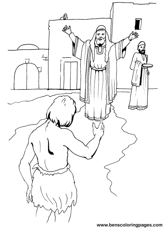 Prodigal son coloring pages