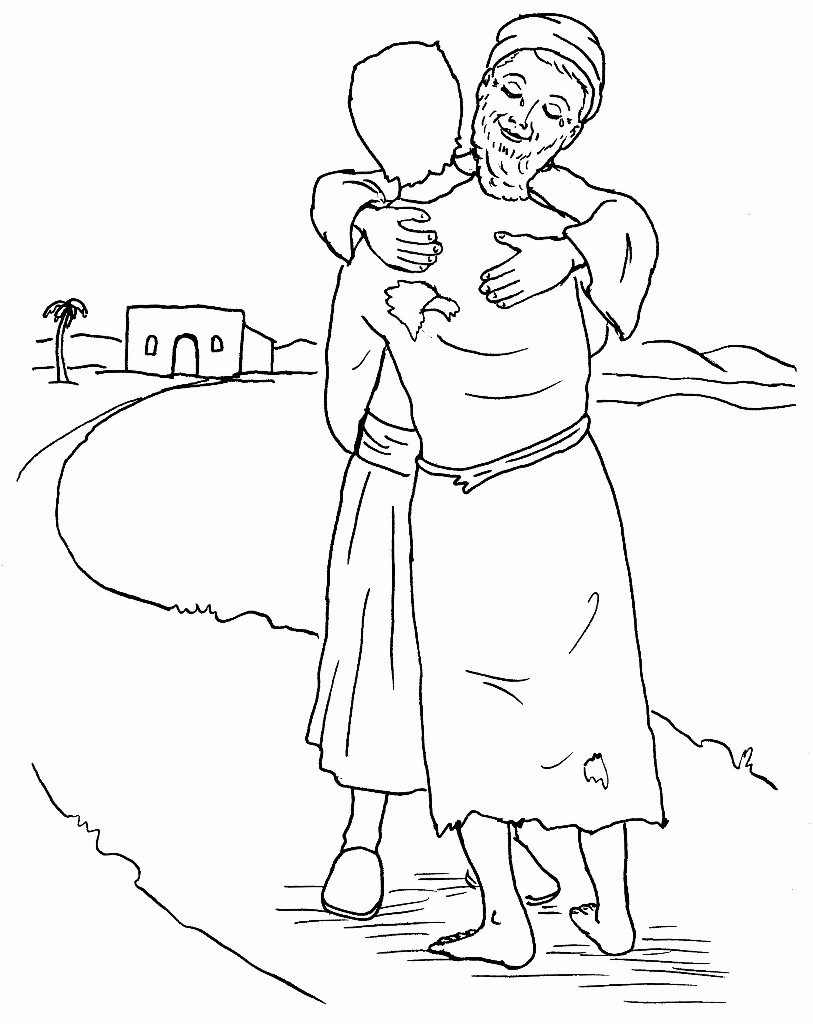 Prodigal son coloring pages