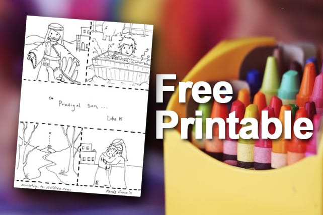 Prodigal son coloring pages free printables for kids