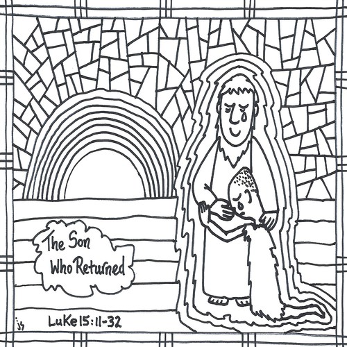 Prodigal son coloring page â stushie art