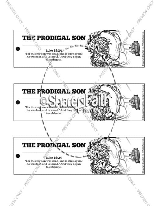 The prodigal son sunday school coloring pages â