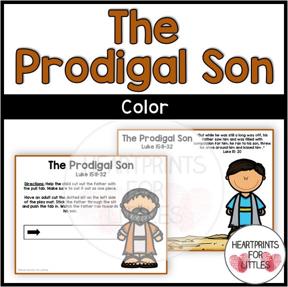 The prodigal son bible craft for kids sunday school craft homeschool