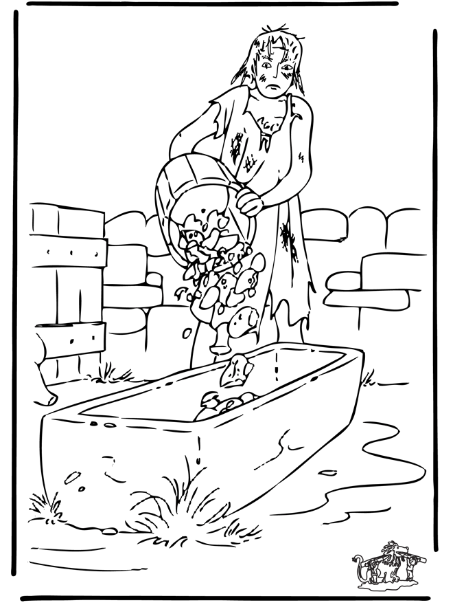 The prodigal son coloring pages