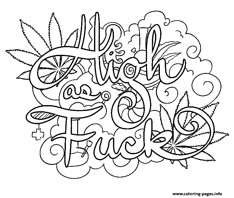 Swear word coloring pages printable for free download