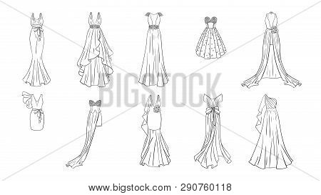 Set different dresses vector photo free trial bigstock