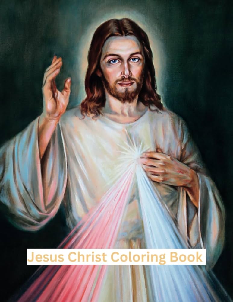 Jesus christ coloring book jesus for confidence high self