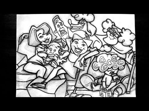 The proud family drawing cartoon