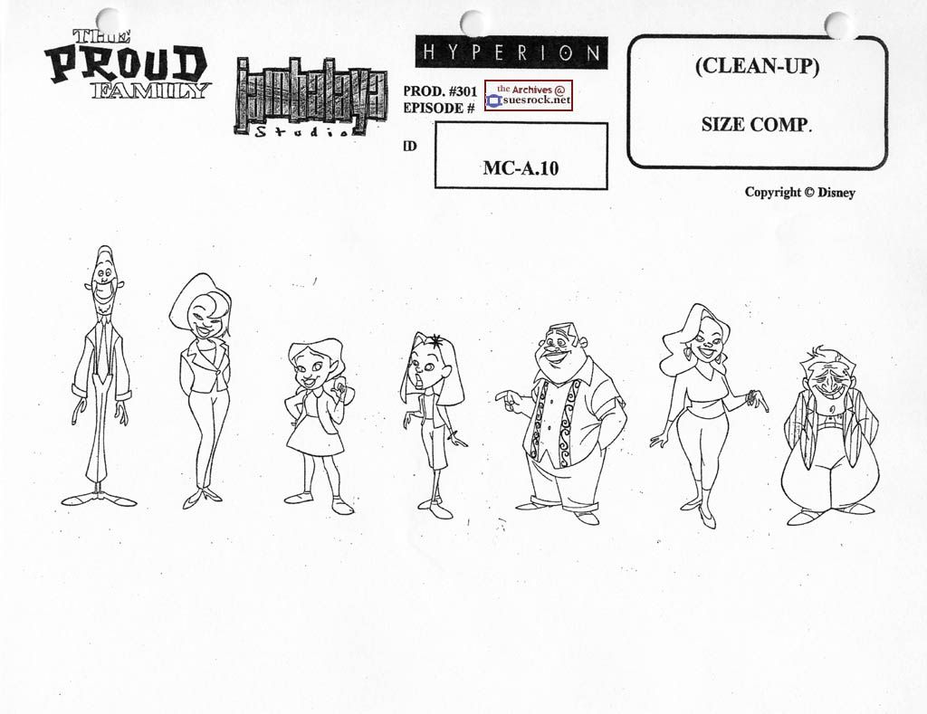 Proud family the proud family character design character sheet