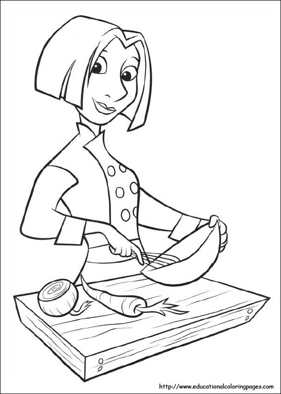 Ratatouille coloring pages