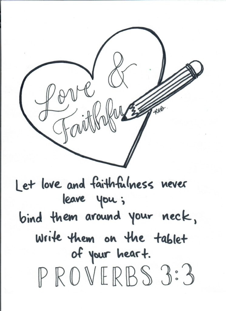 Coloring pages â scripture melodies