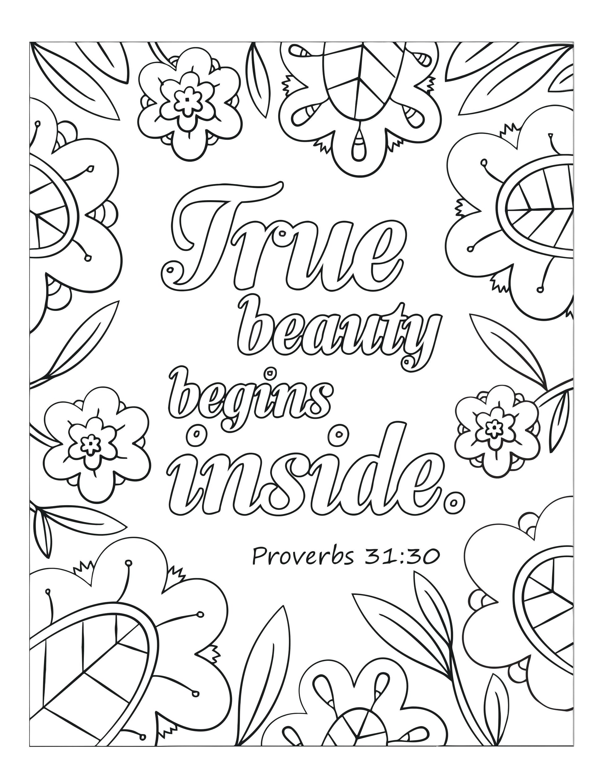 Bible memory verse coloring book pages download only