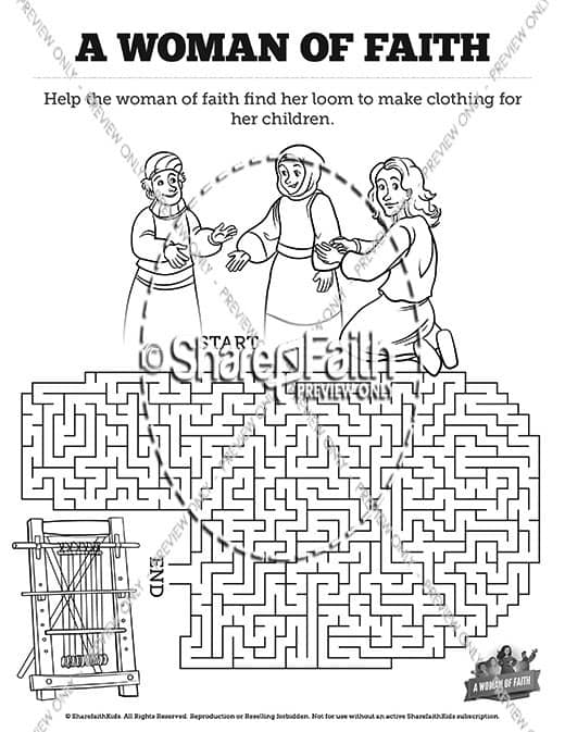 Proverbs a woman of faith bible mazes â