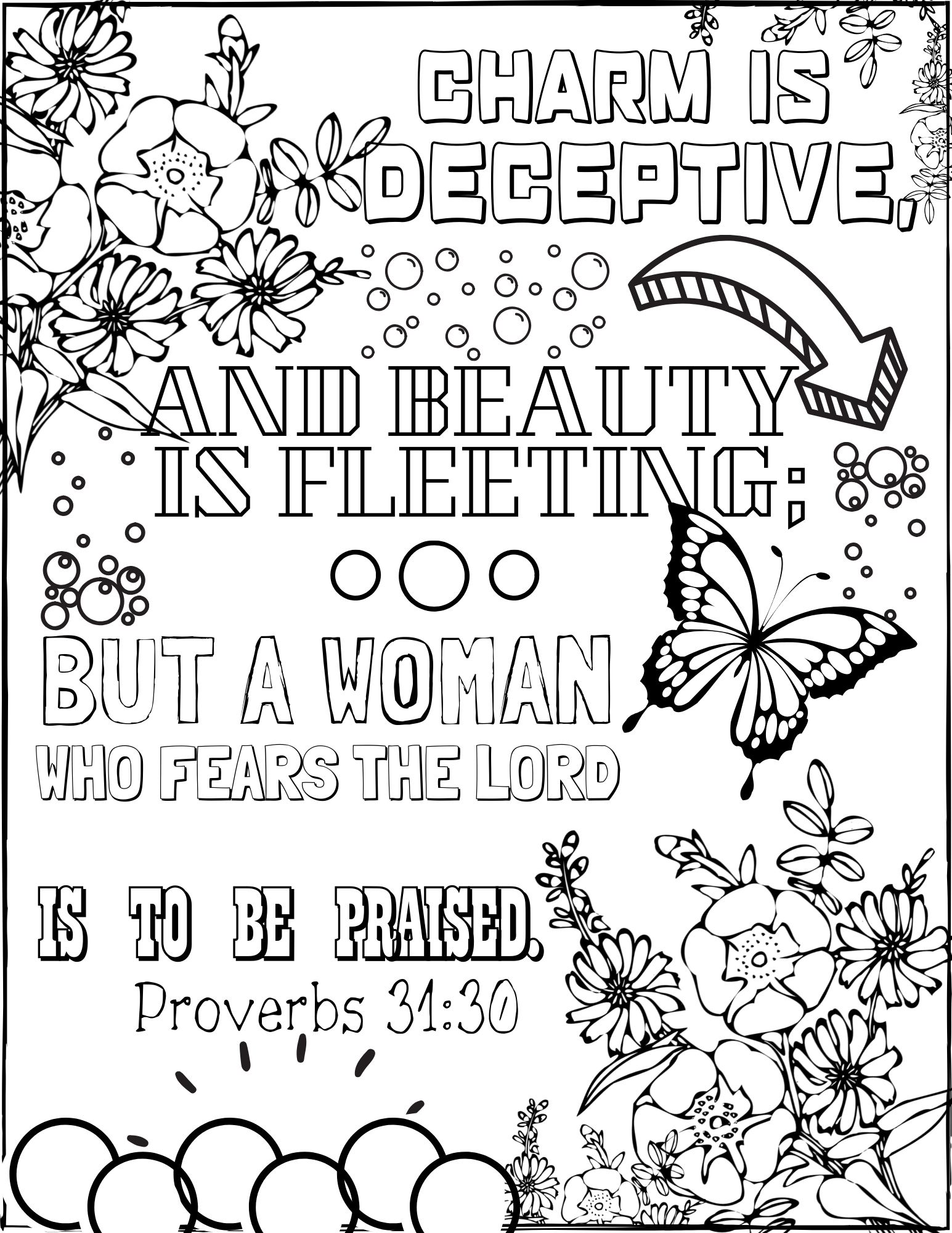 Beautiful bible verse beautiful scripture coloring page to download for free from the caregiverâ scripture coloring beautiful bible verses beautiful scripture