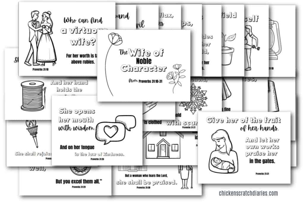 Proverbs coloring pages free printable pack chicken scratch diaries