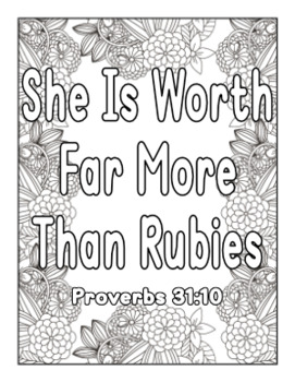 Bible verse coloring pages set christian bible study by happy learning vibes