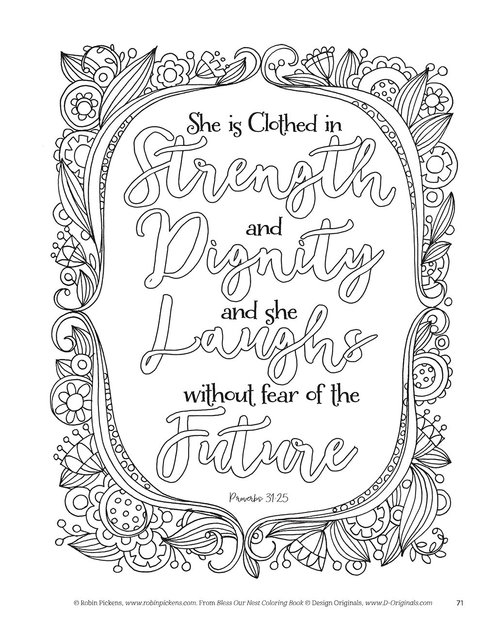 Bless our nest coloring book â fox chapel publishing co