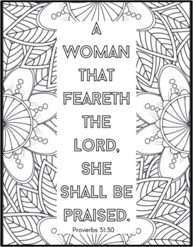 Bible verse coloring book for girls handout fun activity by words are fun