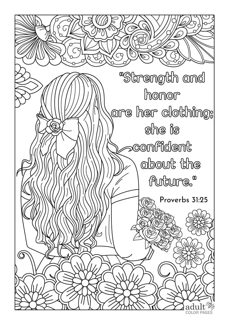 Bible coloring pages for adults