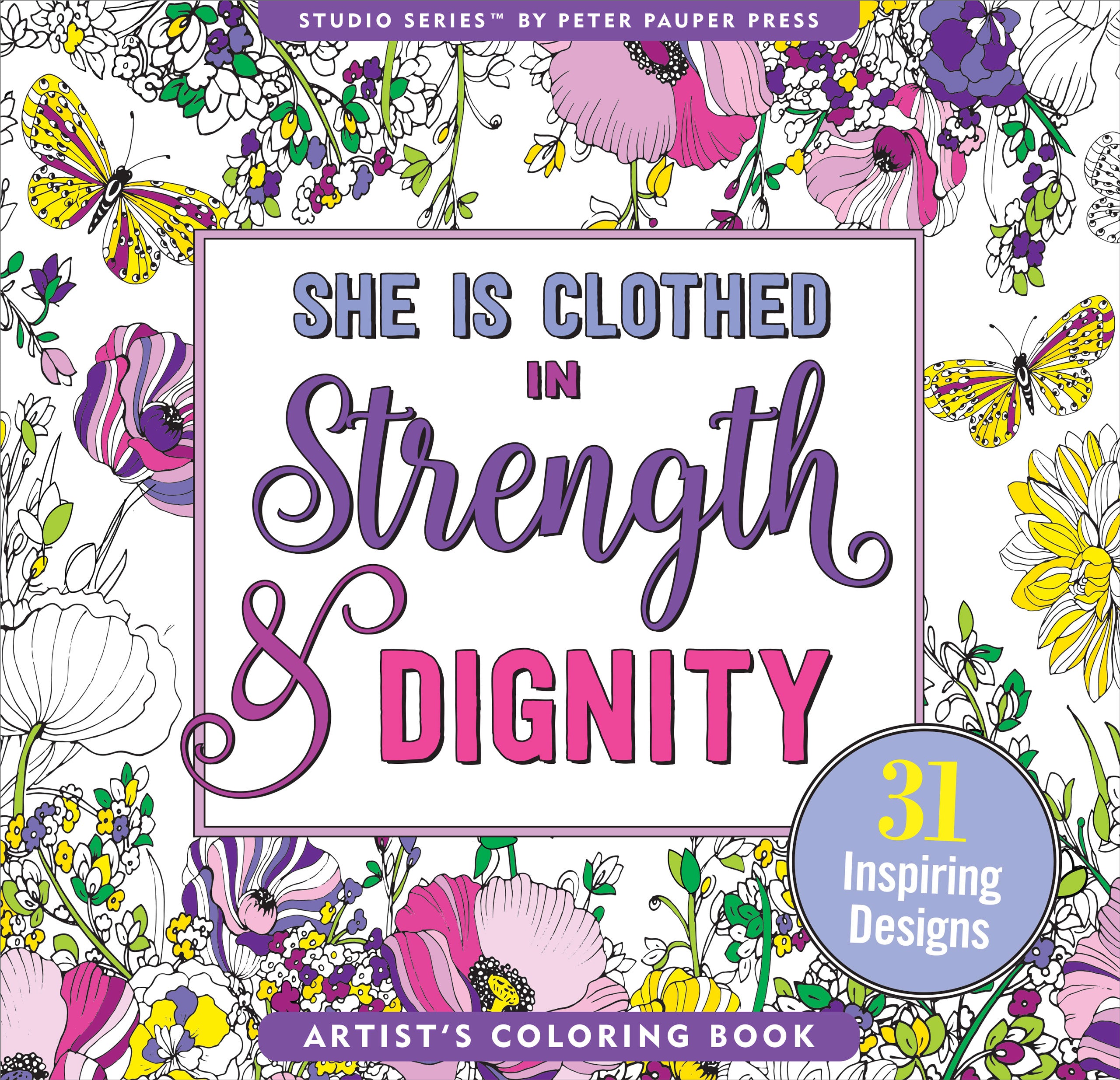 Strength and dignity artists coloring book â peter pauper press