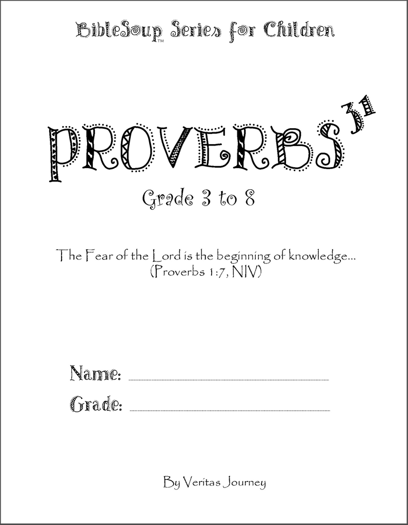 Proverbs â grade to pdf english â veritas journey