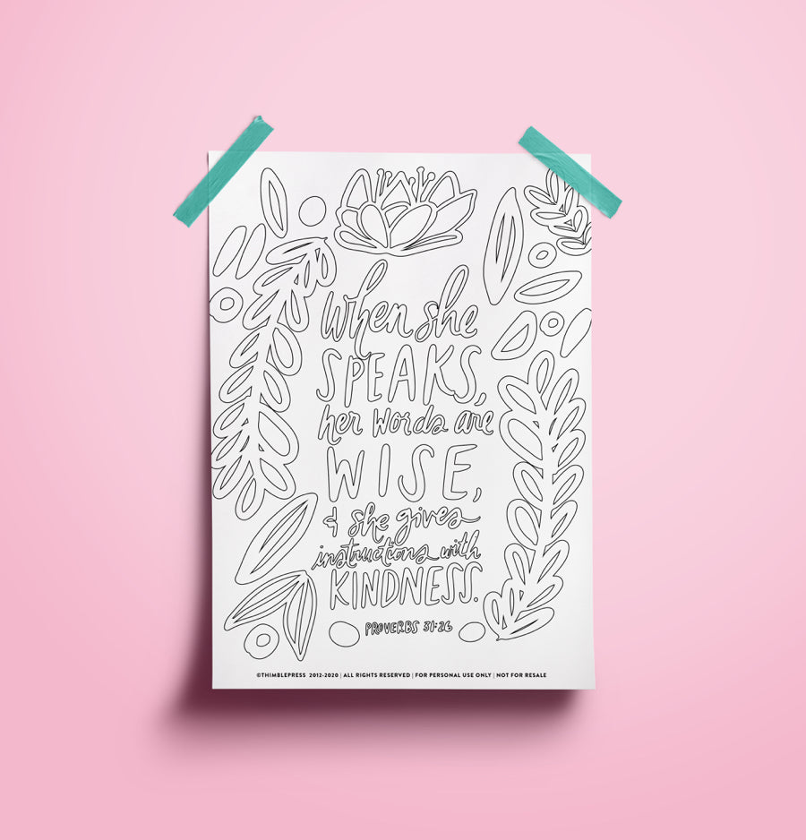 Meditation memorization coloring book â