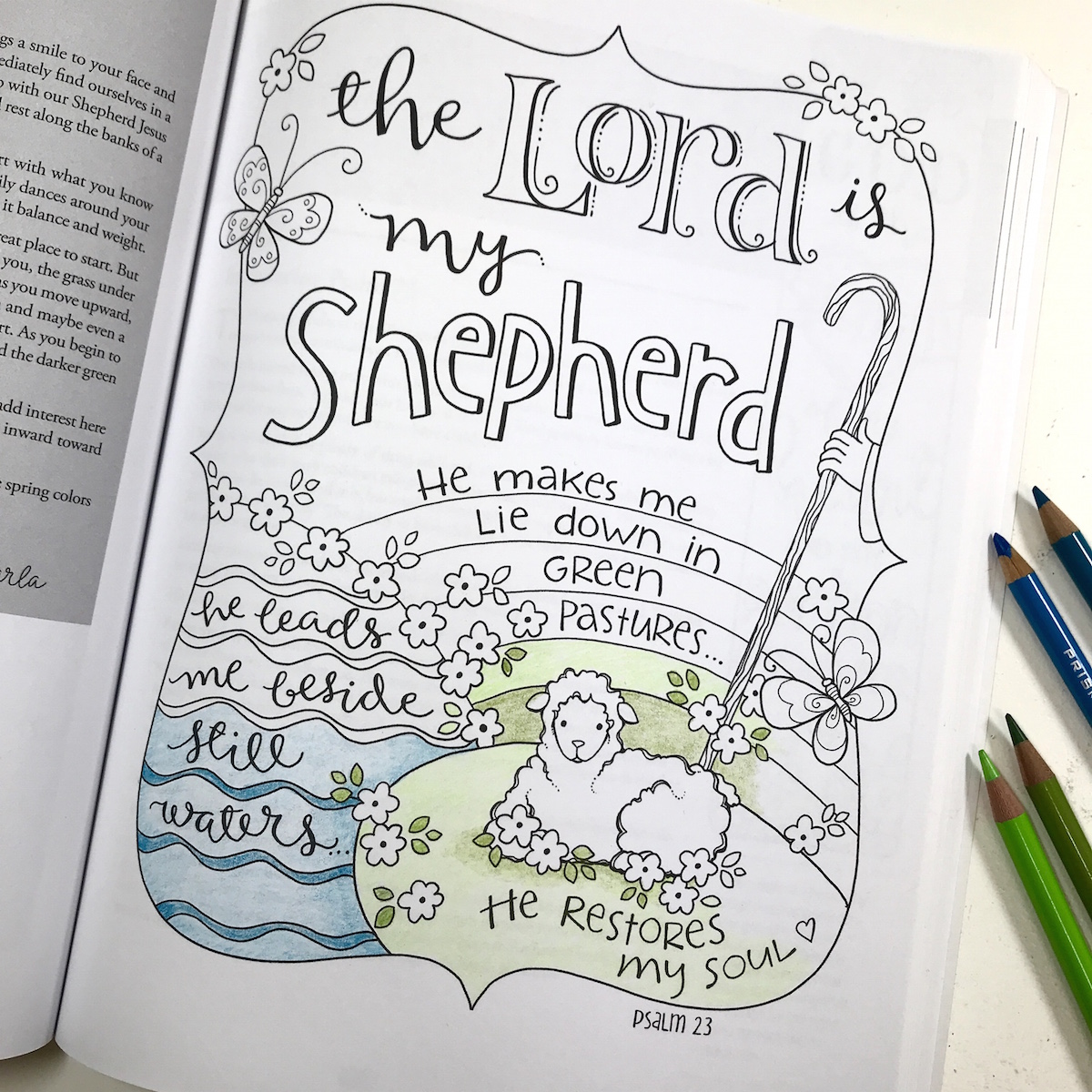 Psalm the lord is my shepherd
