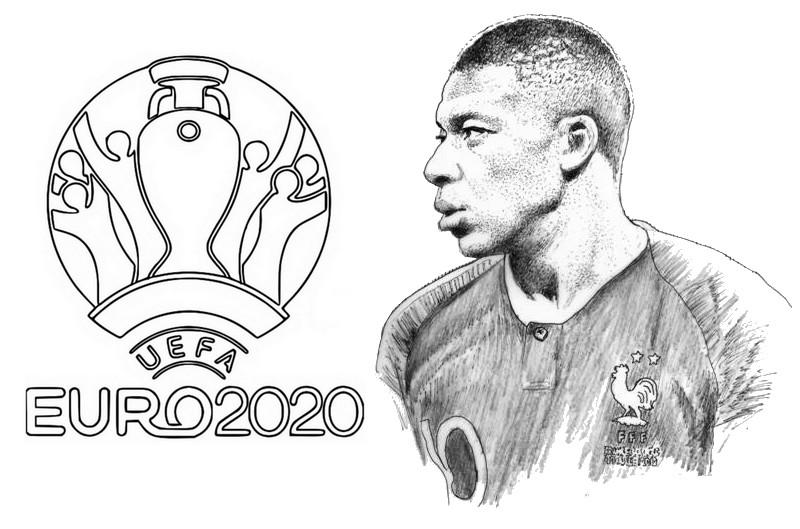 Mbappe coloring pages by coloringpageswk on