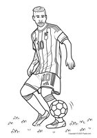 Ðï printable messi coloring pages for free