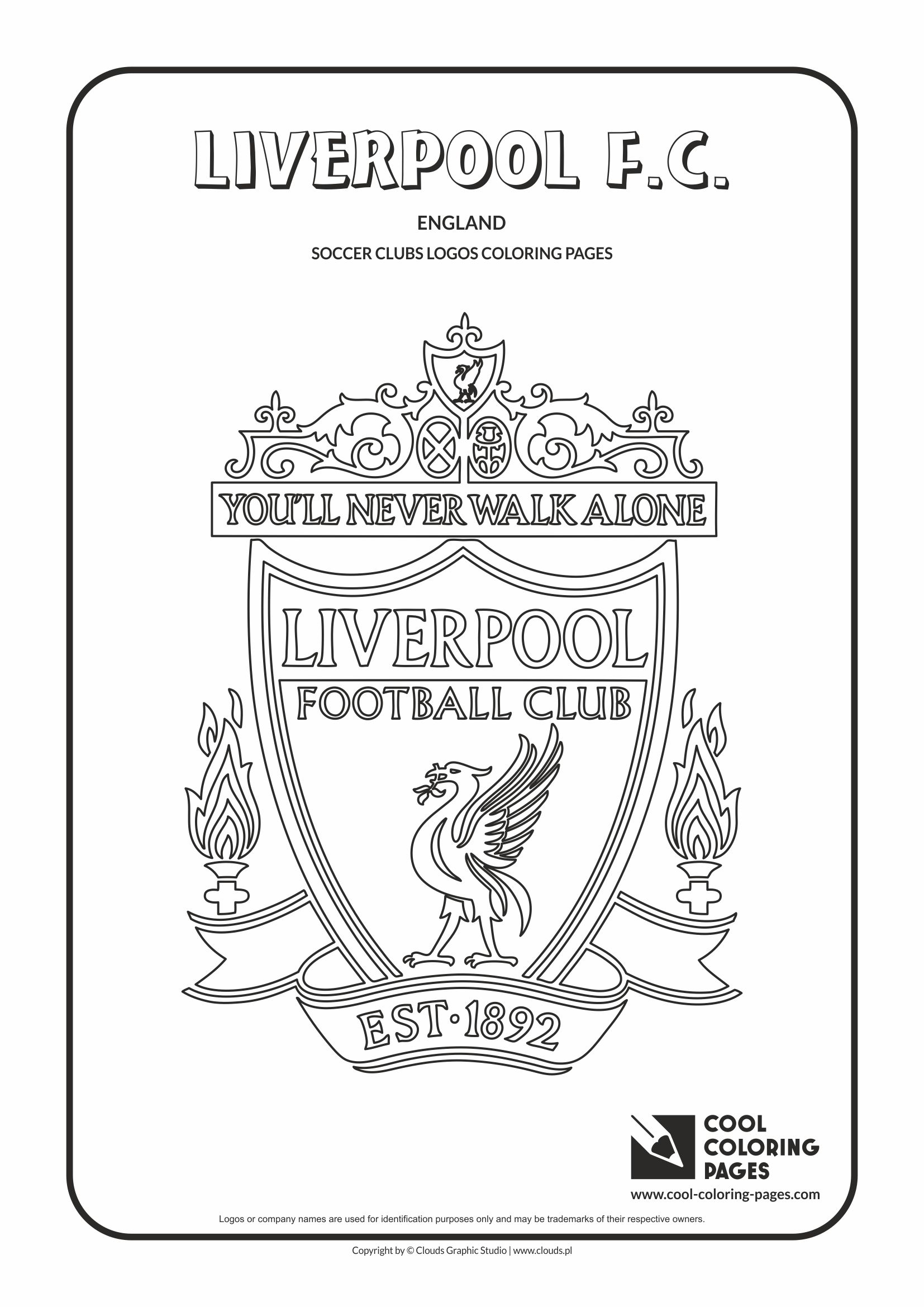 Cool coloring pages soccer clubs logos