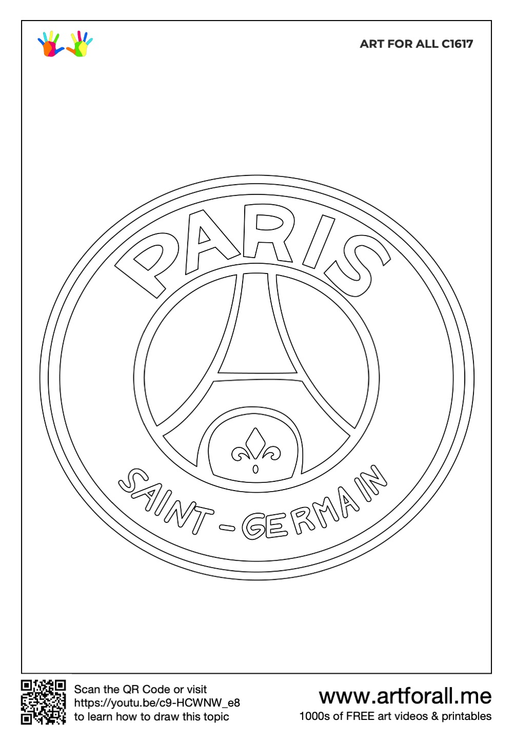 How to draw paris saint germain