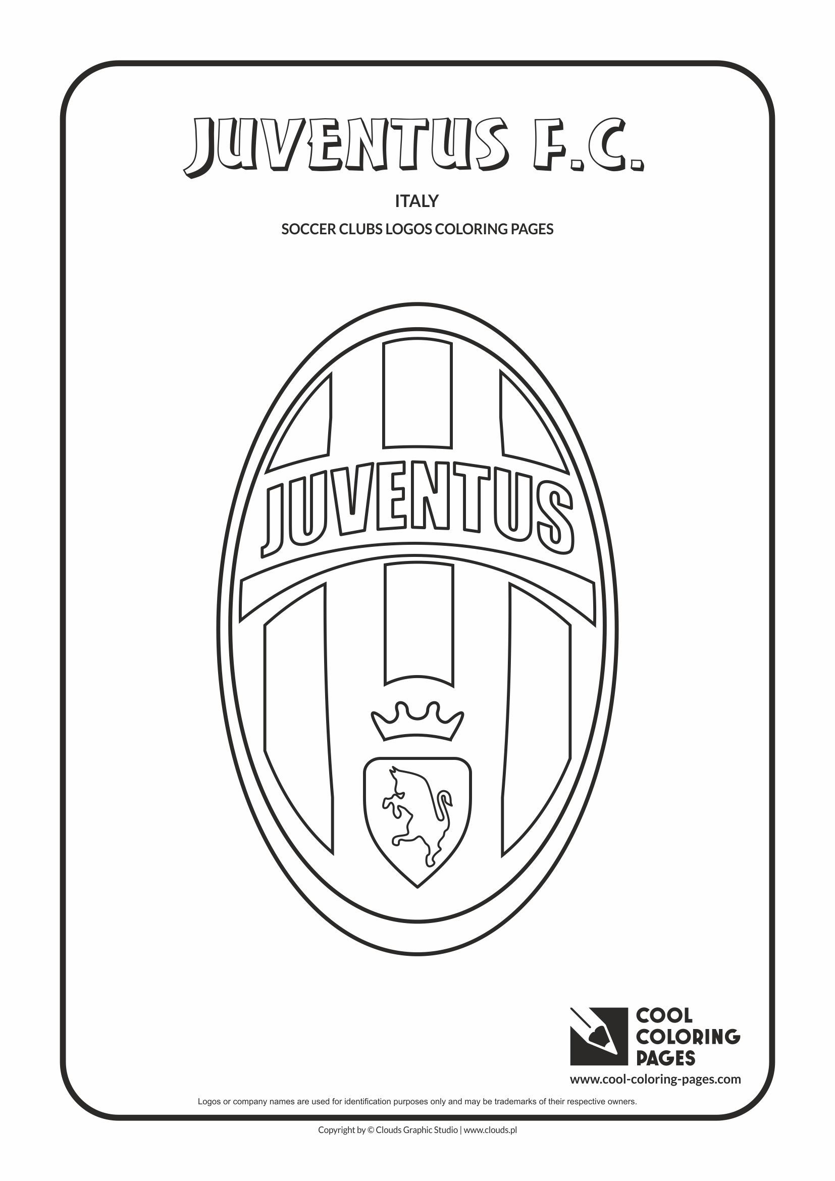 Juventus fc logo coloring page football coloring pages coloring pages cool coloring pages