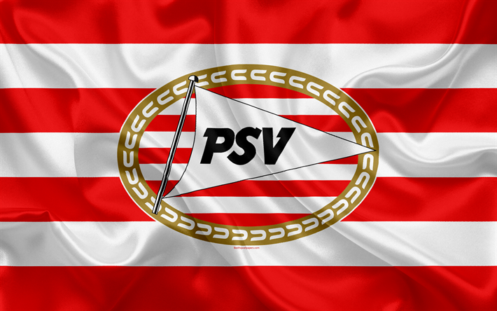 Download wallpapers psv eindhoven k dutch football club psv logo emblem eredivisie dutch soccer championship eindhoven netherlands silk texture psv fc for desktop free pictures for desktop free