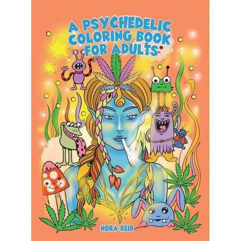 A psychedelic coloring book for adults