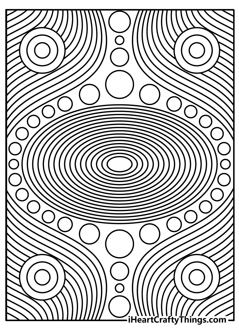 Printable trippy coloring pages free printables