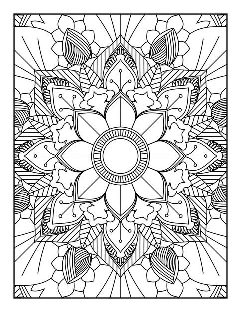 Page coloring book page psychedelic images