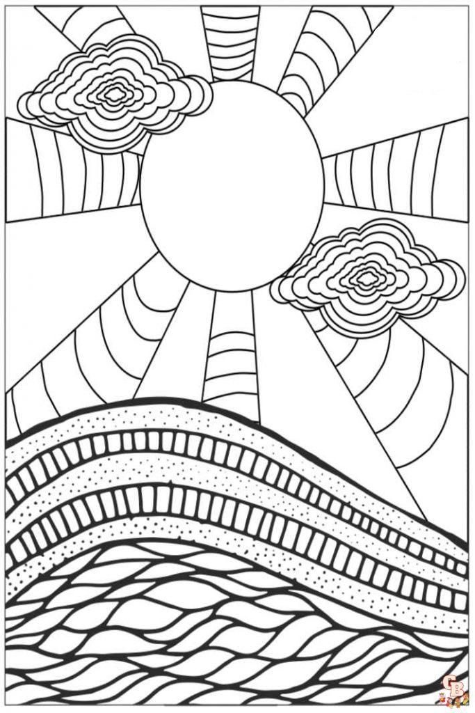 Discover the world of psychedelic coloring pages