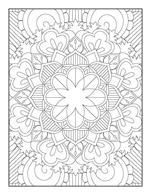 Page coloring book page psychedelic images