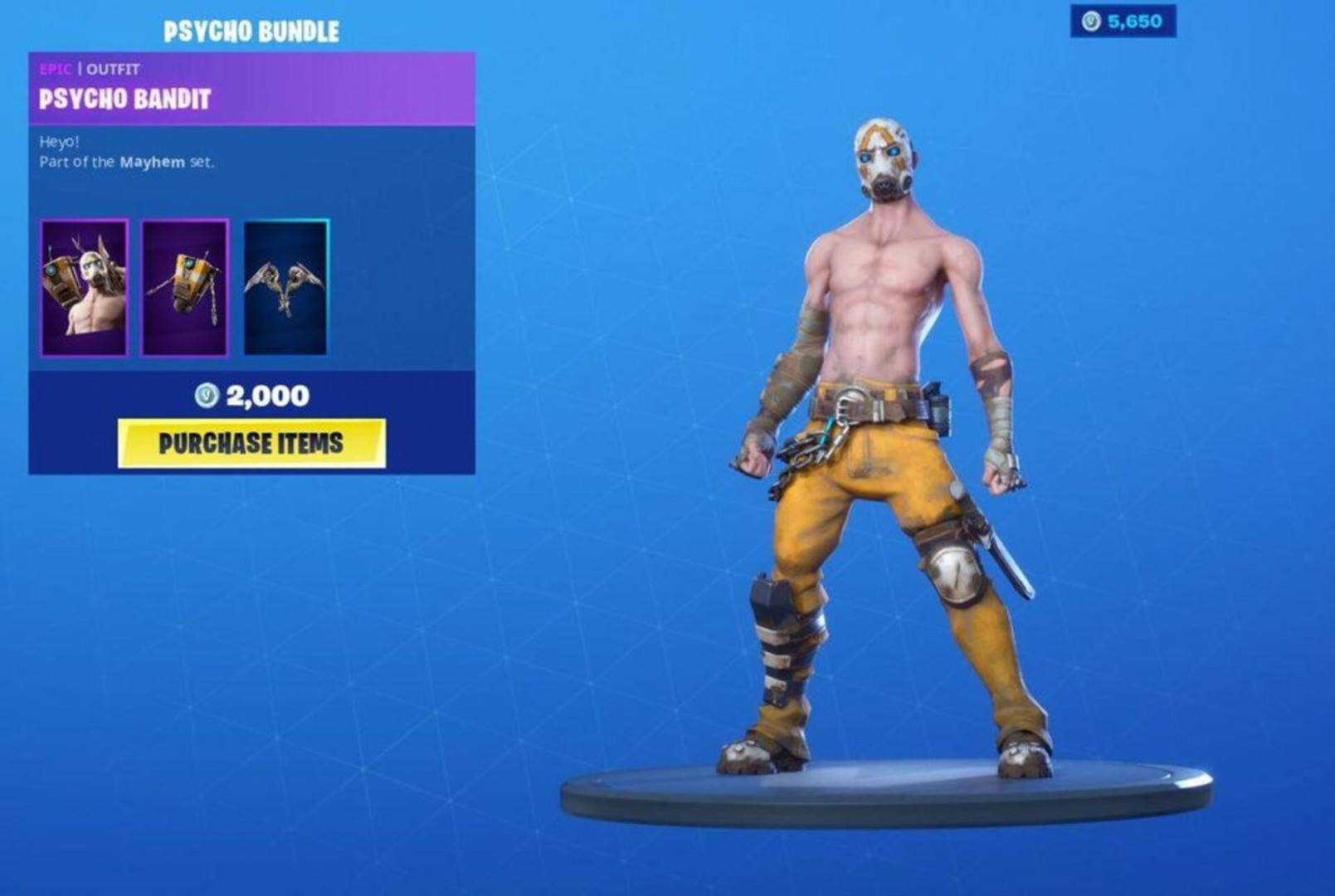 Will Psycho Bandit Skin Return To Fortnite