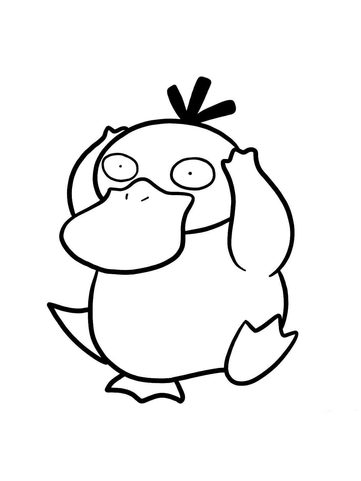 Pokemon psyduck coloring pages