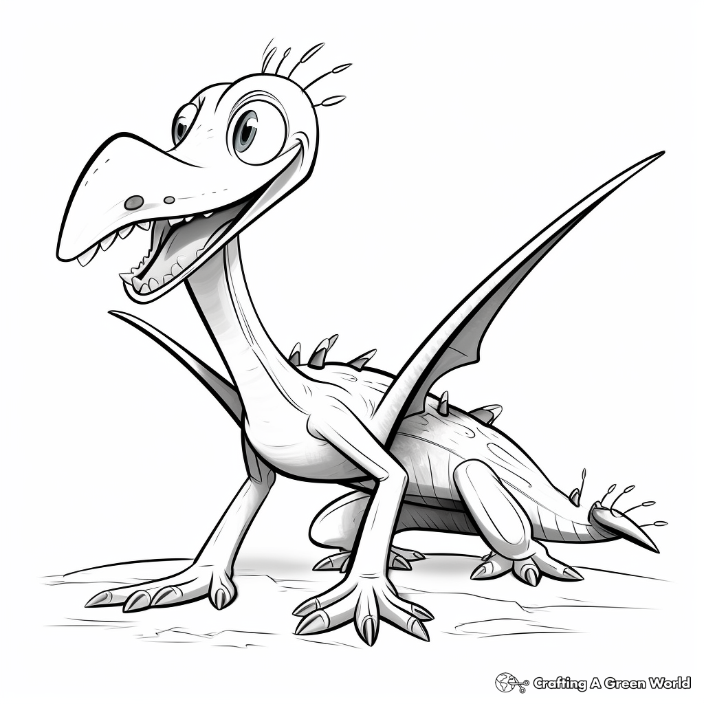 Pteranodon coloring pages