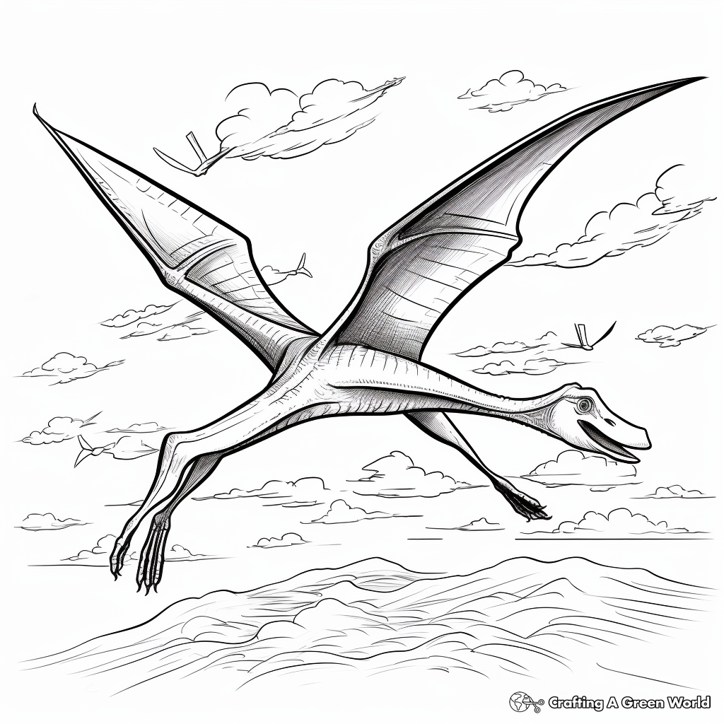 Pteranodon coloring pages