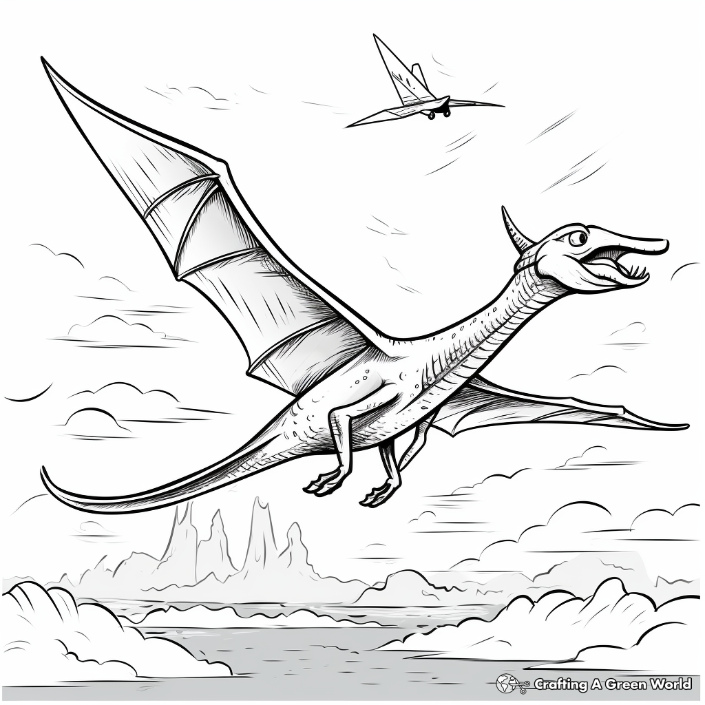 Pteranodon coloring pages