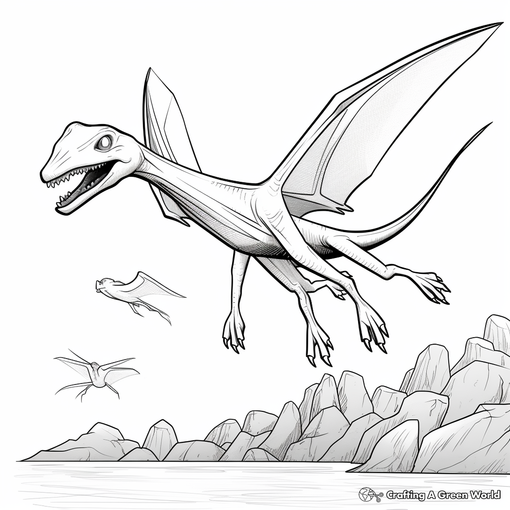 Pteranodon coloring pages