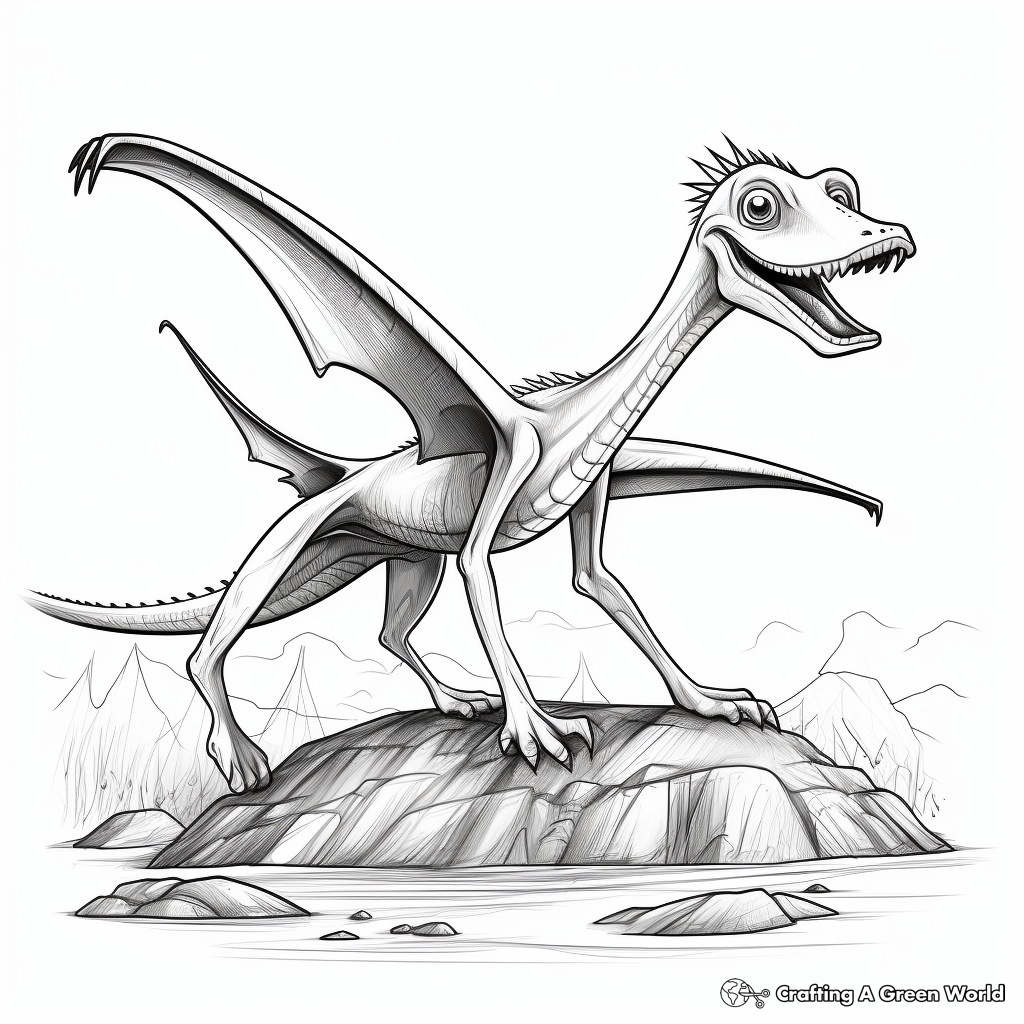 Pteranodon coloring pages