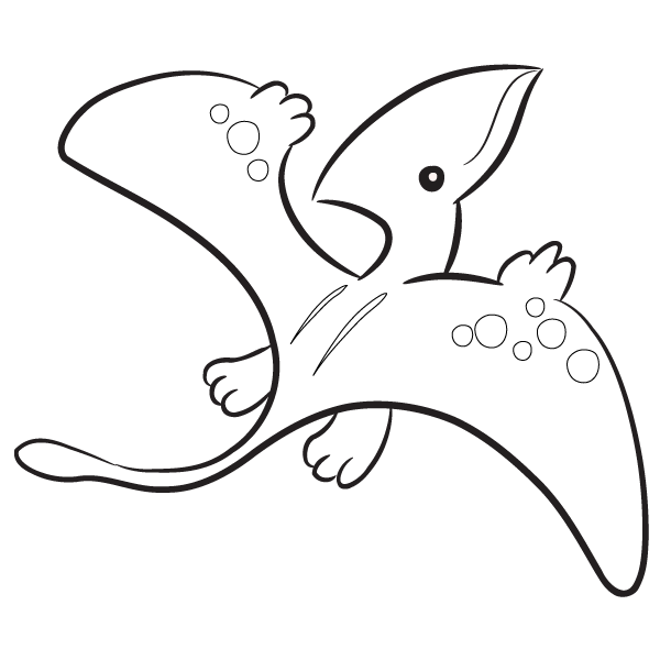 Kawaii pteredactyl drawings pterodactyl coloring page boyama sayfalarä boyama kitabä boyama kitaplarä