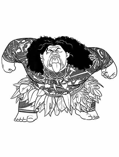 Updated moana coloring pagesmaui coloring pages too moana coloring pages moana coloring disney coloring pages