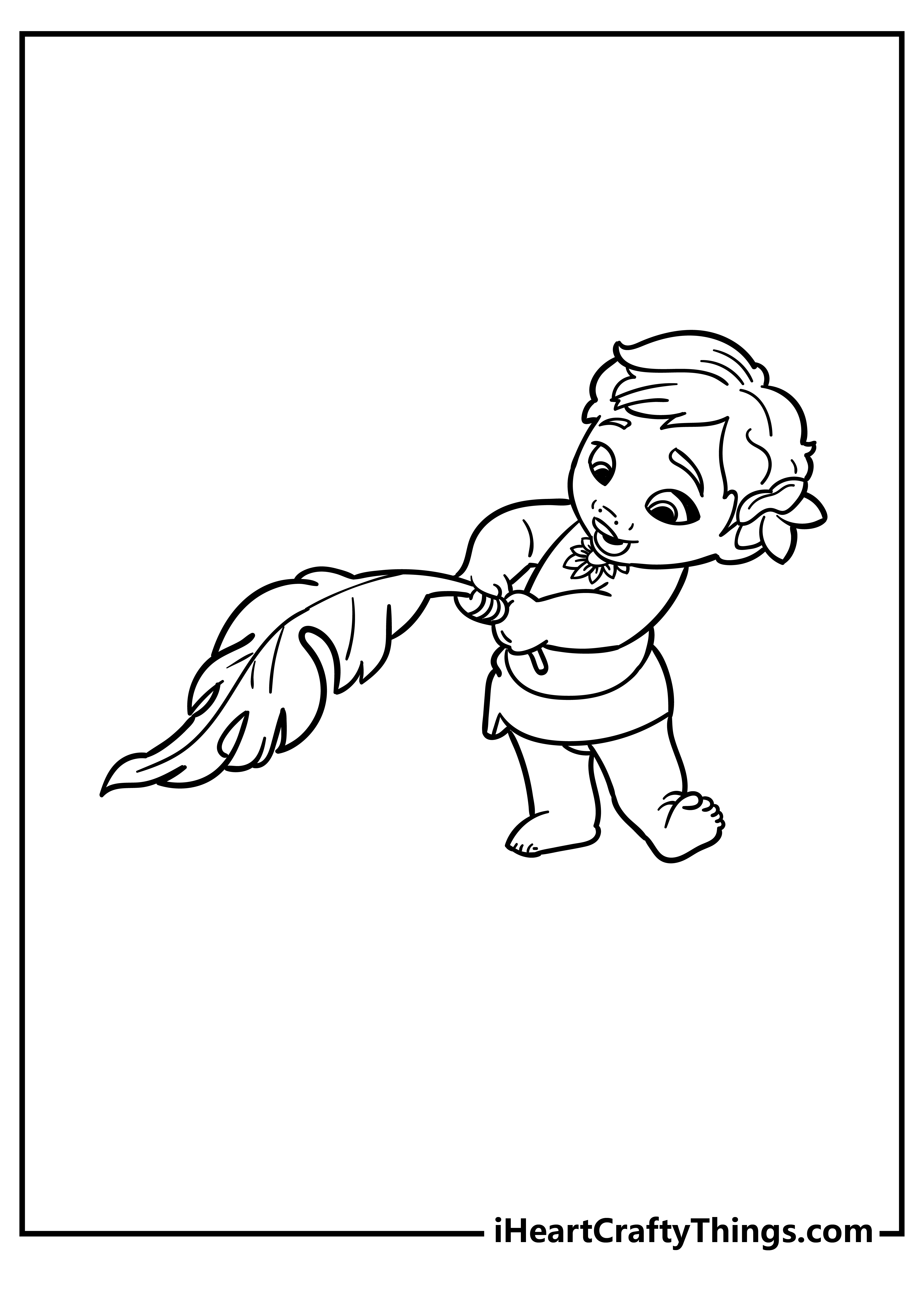 Moana coloring pages free printables